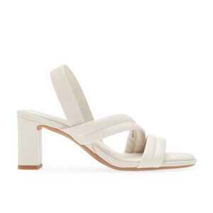 Caslon Sandals Womens Size 9 Leather‎ Lennyn Slingback in Ivory Shell